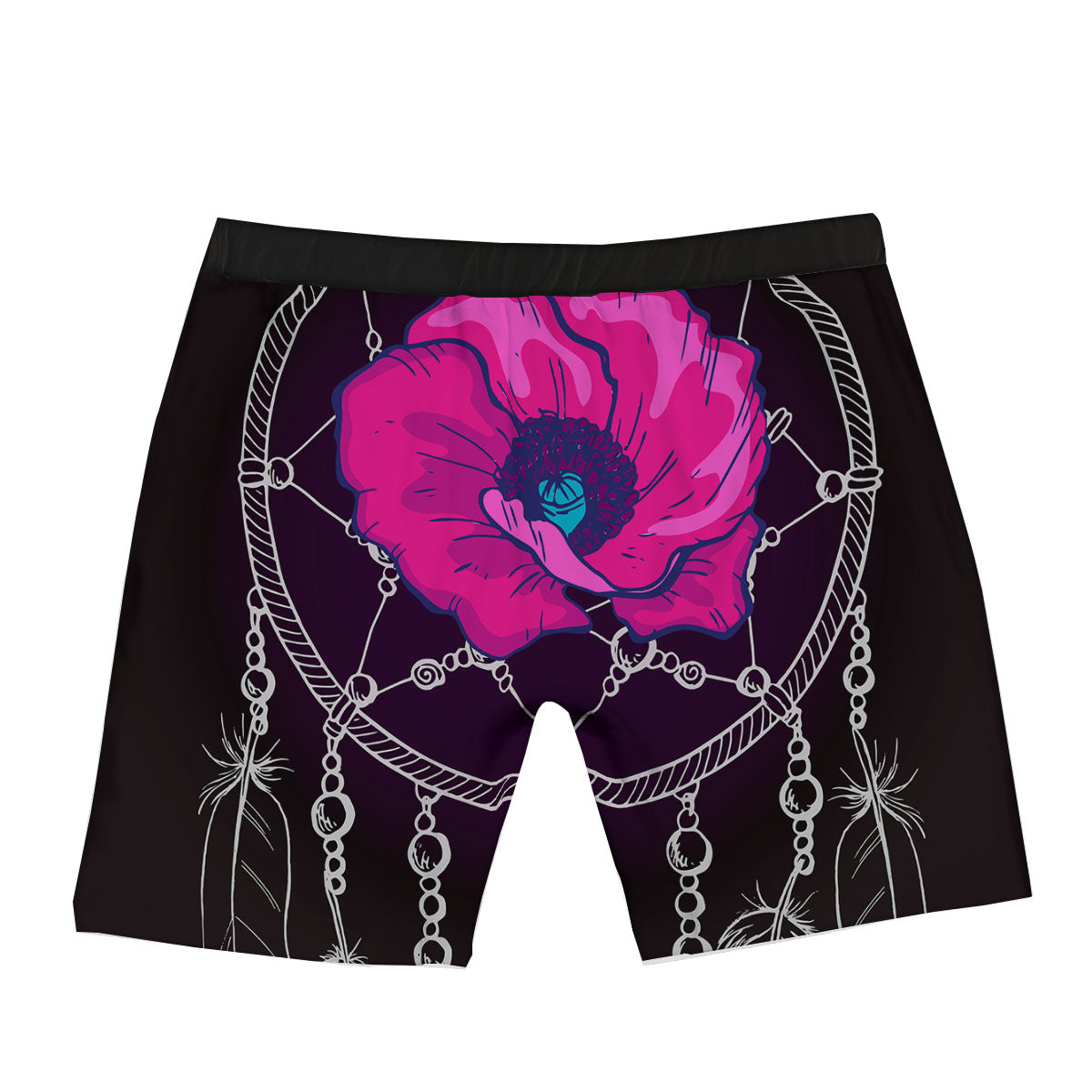 Dream Catcher Flower Bohemian Print Boxer Briefs-grizzshop