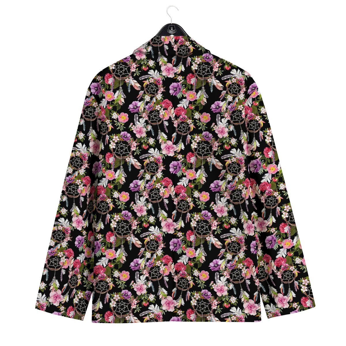 Dream Catcher Flower Print Pattern Men's Sport Coat-grizzshop