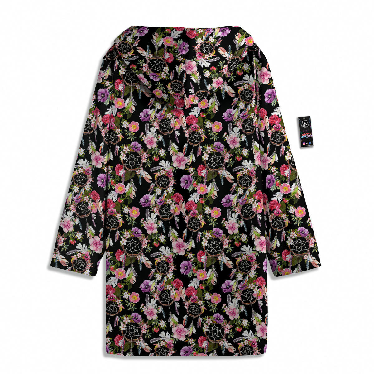 Dream Catcher Flower Print Pattern Men's Windbreaker Jacket-grizzshop