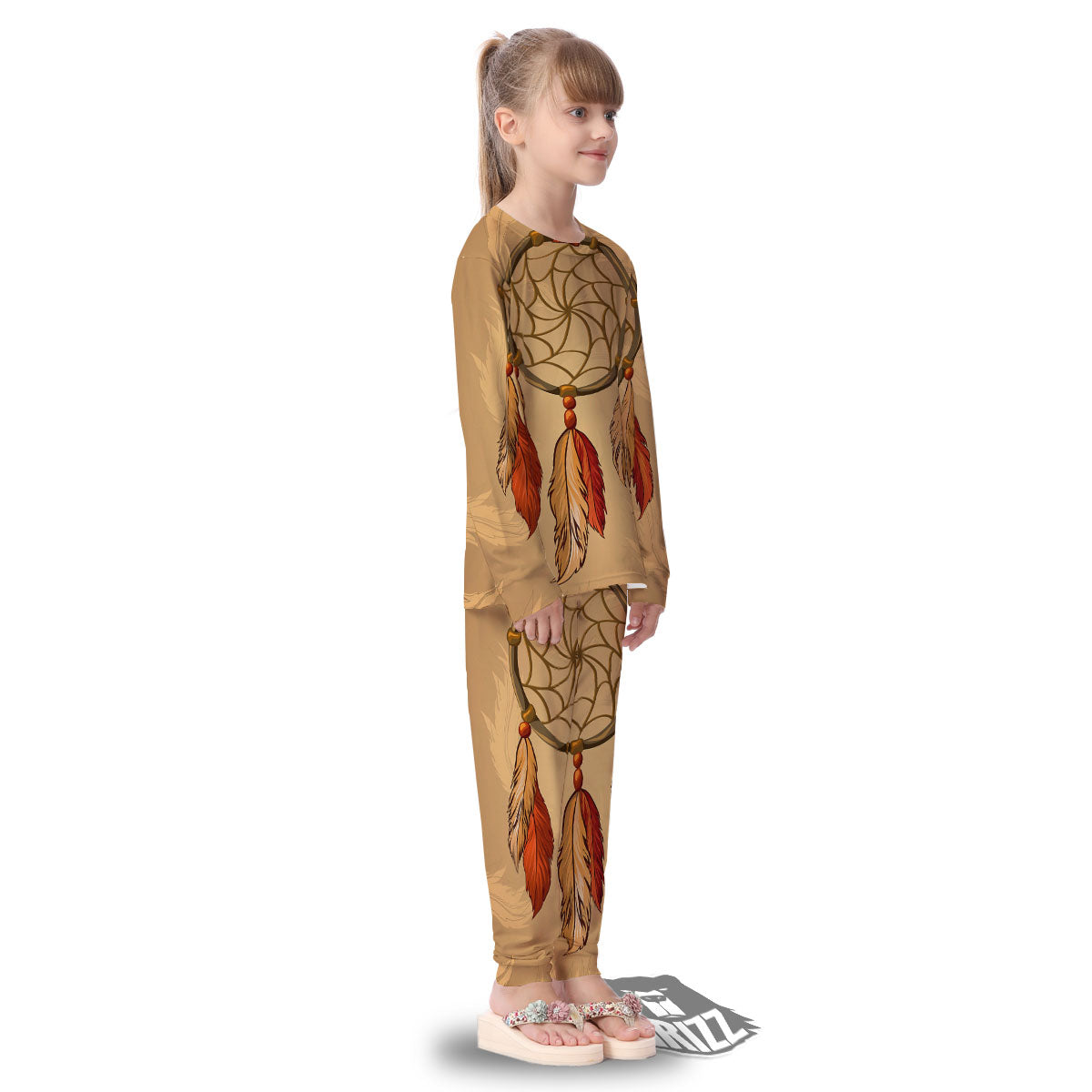 Dream Catcher Native American Print Kid's Pajamas-grizzshop