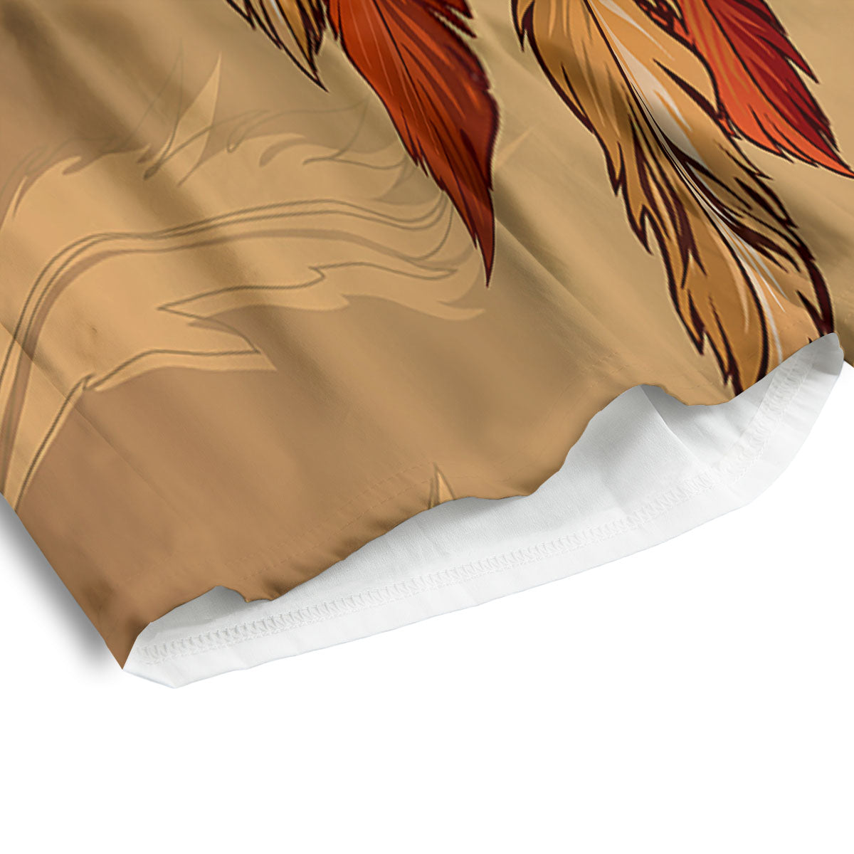 Dream Catcher Native American Print Men's Athletic Shorts