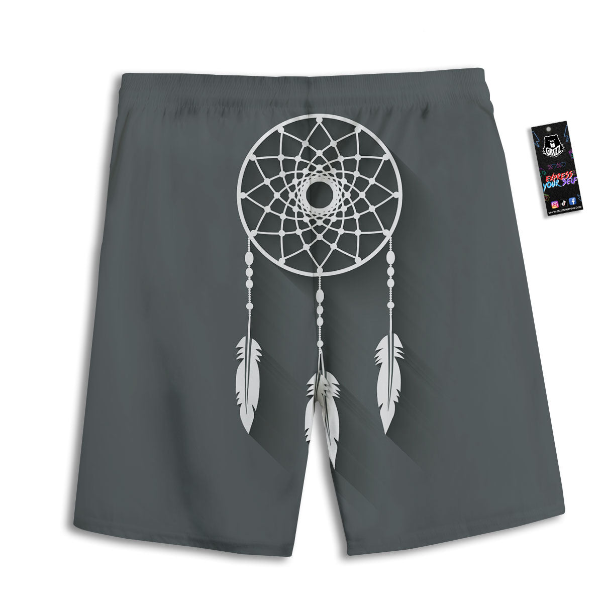 Dream Catcher Native Tribal Print Men's Athletic Shorts