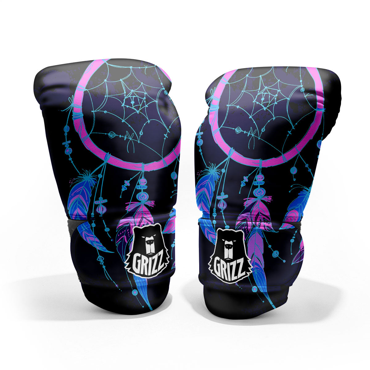 Dream Catcher Purple Native Print Pro Boxing Glove