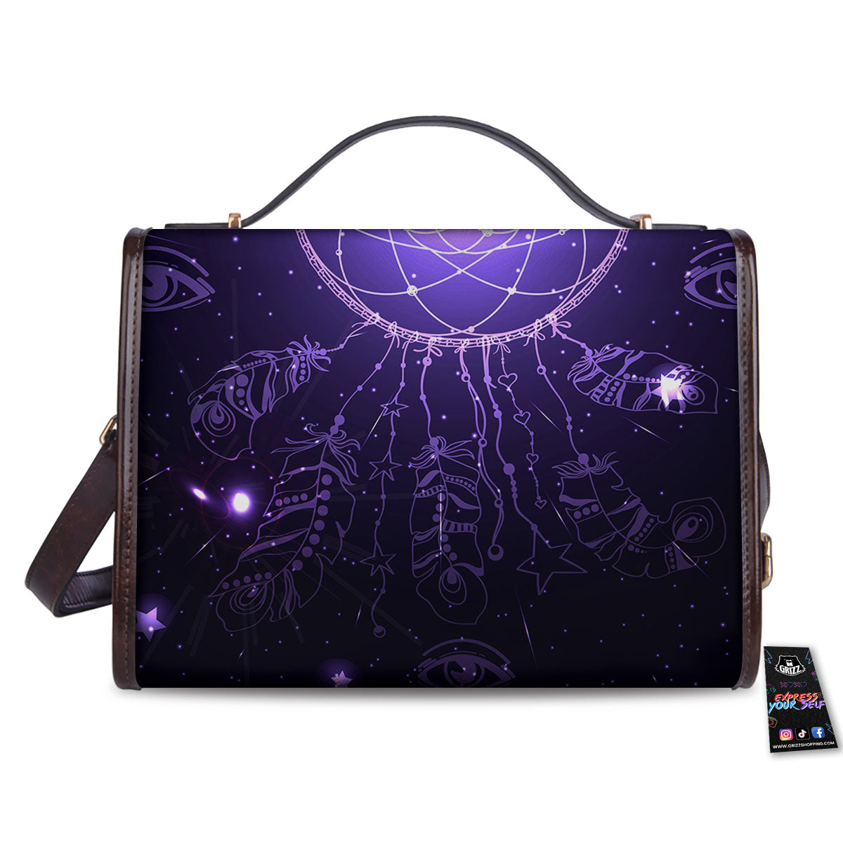 Dream Catcher Constellation Native Print Women's Satchel Bag