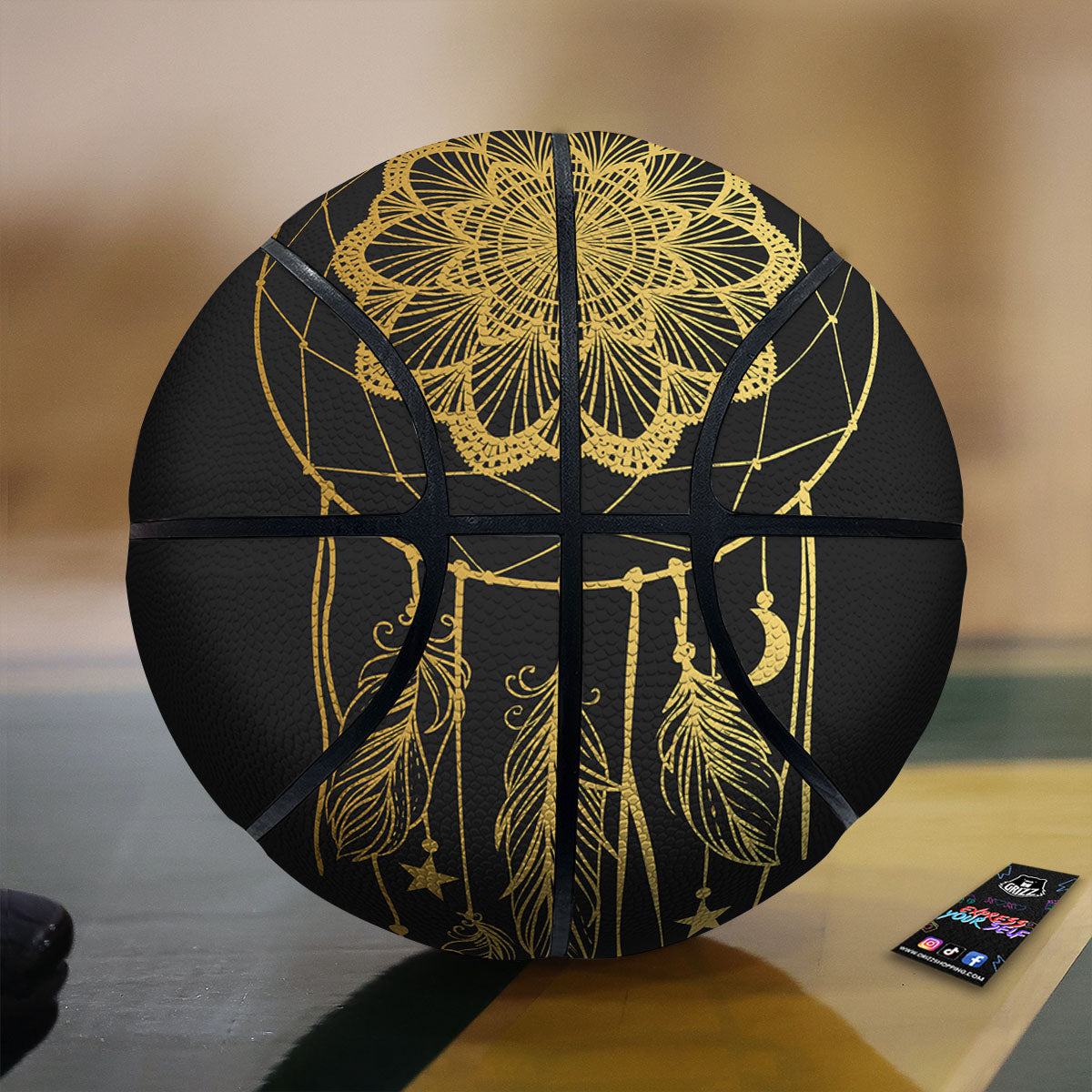 Dream Catcher Indian Tribal Print Basketball