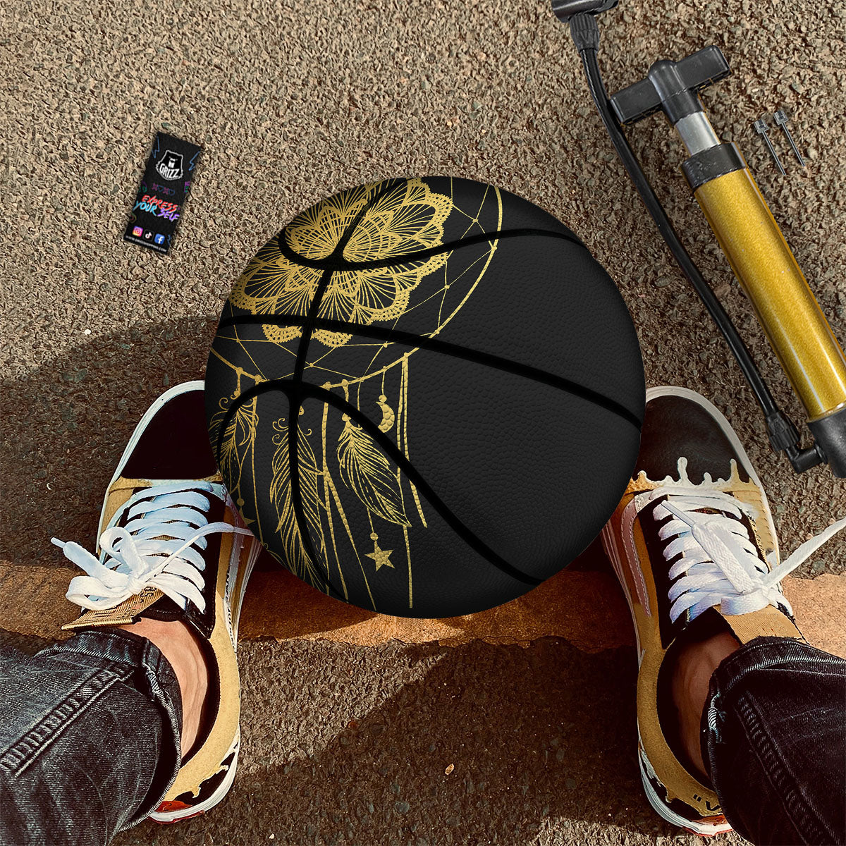 Dream Catcher Indian Tribal Print Basketball