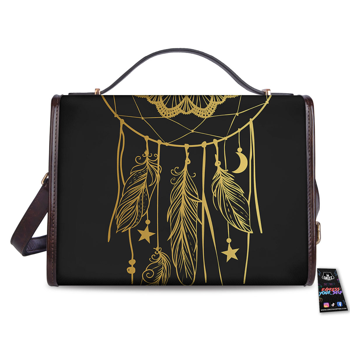 Dream Catcher Indian Tribal Print Women's Satchel Bag