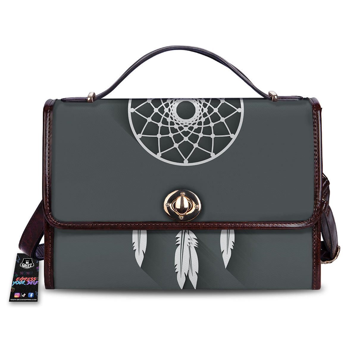 Dream Catcher Native Tribal Print Women's Satchel Bag