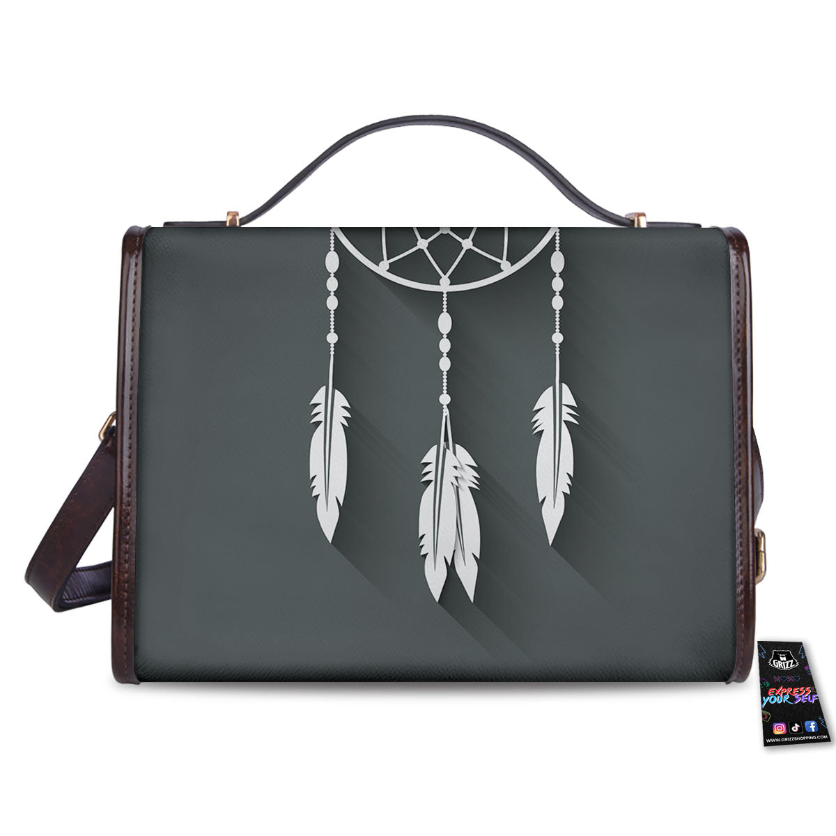 Dream Catcher Native Tribal Print Women's Satchel Bag