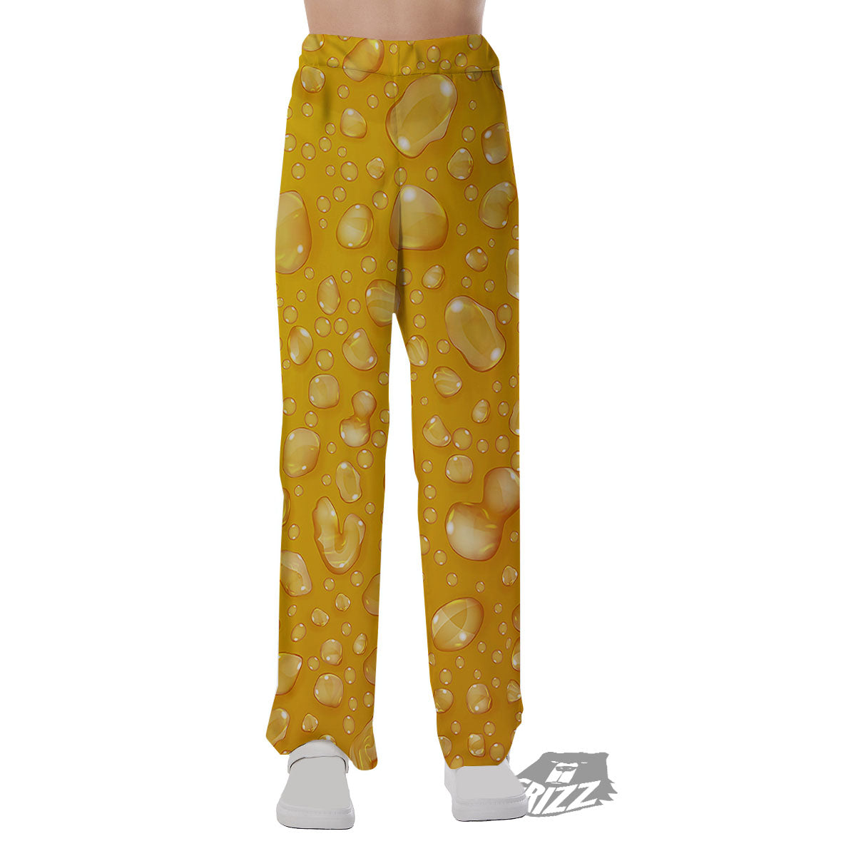 Drops Water On Beer Glass Print Pajama Pants-grizzshop