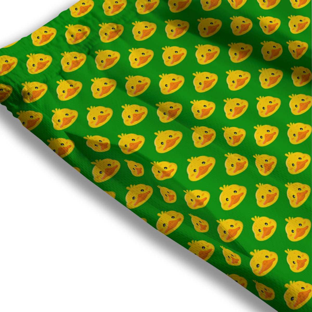 Duck Cute Cartoon Print Pattern Mesh Shorts
