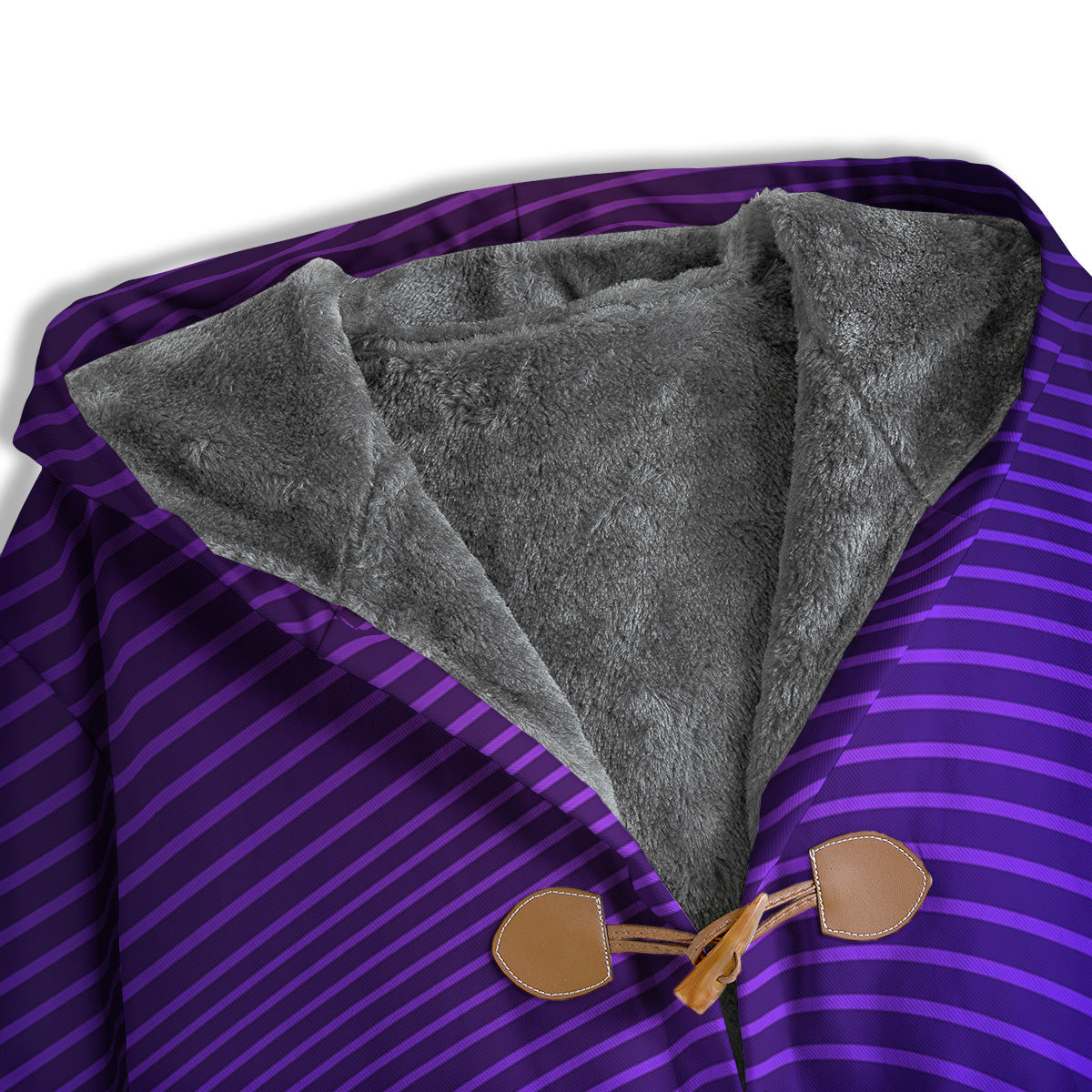 EDM Wave Purple And Blue Print Men's Windbreaker Jacket-grizzshop