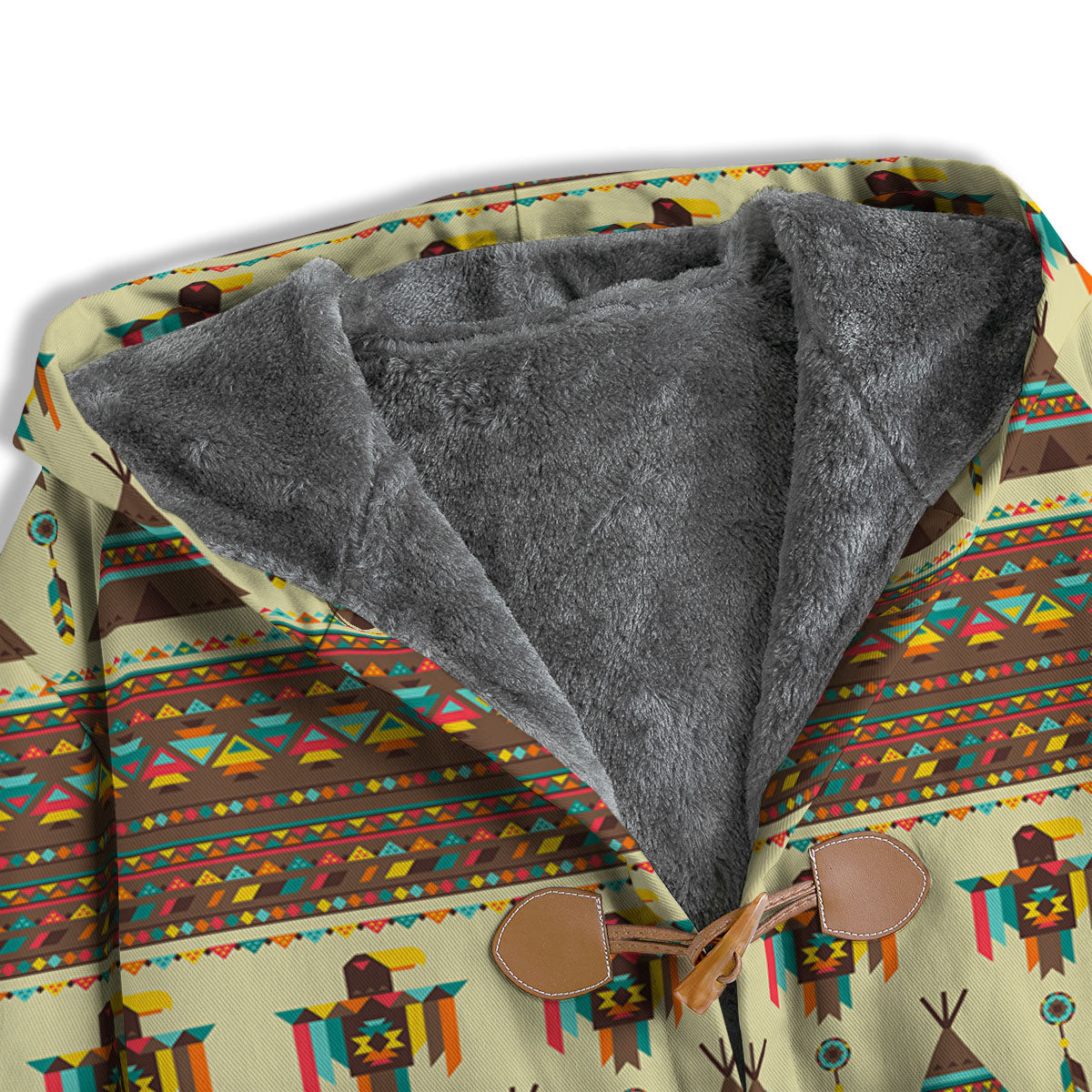 Eagle Native American Print Pattern Men's Windbreaker Jacket-grizzshop