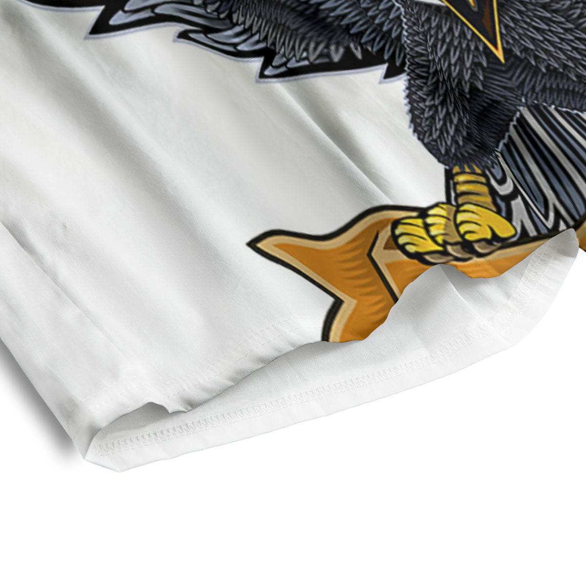 Eagle Patriotic American Print Men's Athletic Shorts