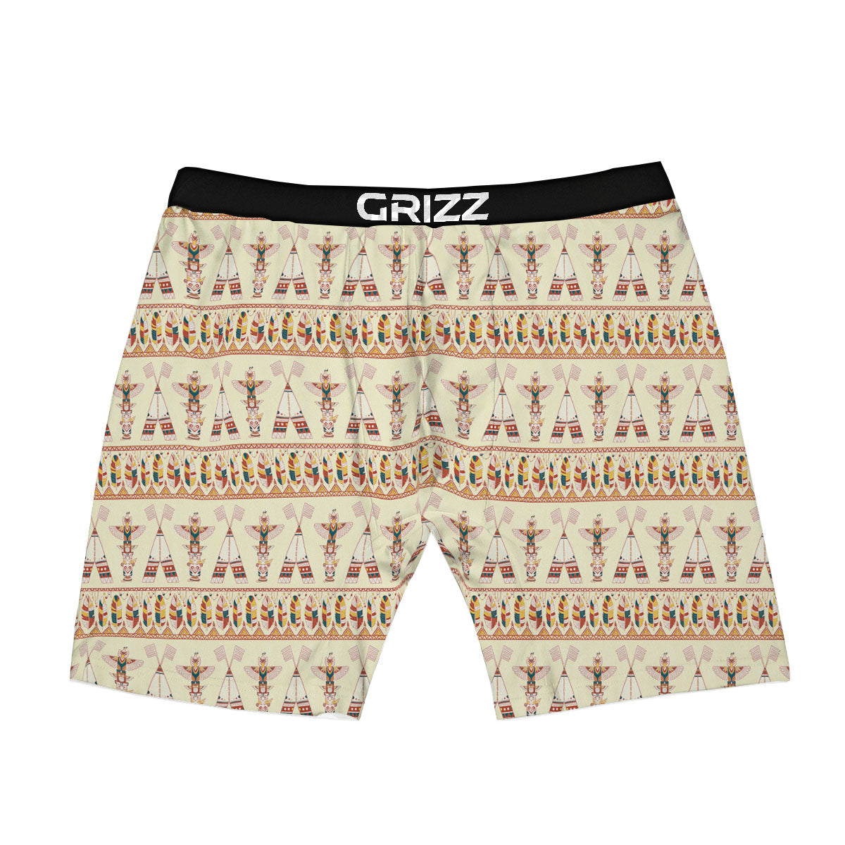 Eagle Totem Native American Print Boxer Briefs-grizzshop