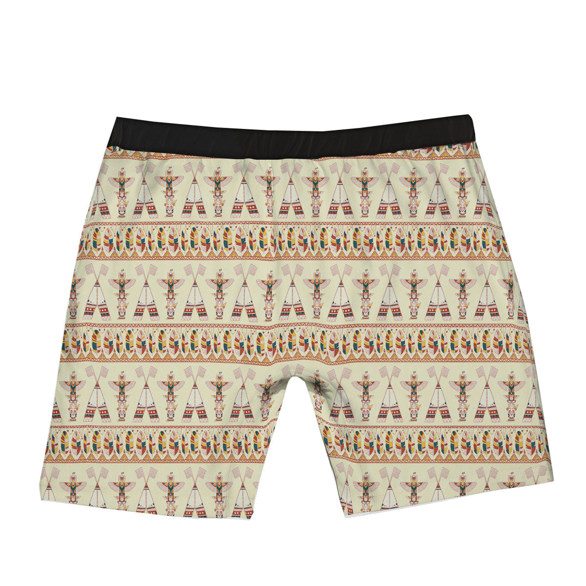 Eagle Totem Native American Print Boxer Briefs-grizzshop