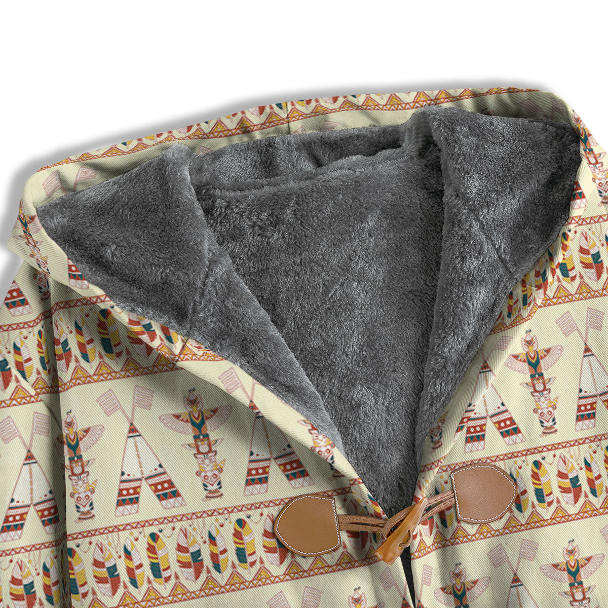 Eagle Totem Native American Print Men's Windbreaker Jacket-grizzshop