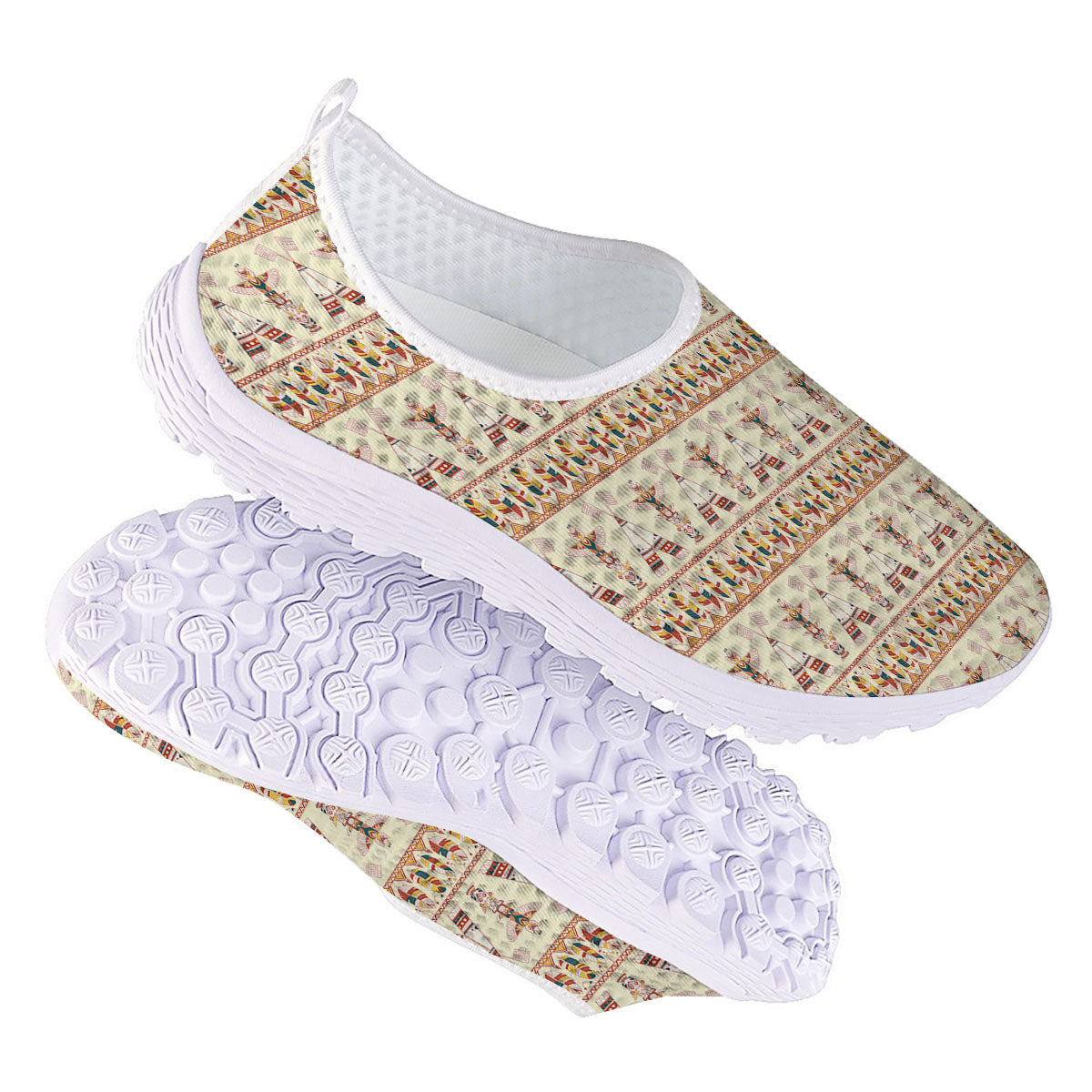 Eagle Totem Native American Print Nurse Shoes-grizzshop