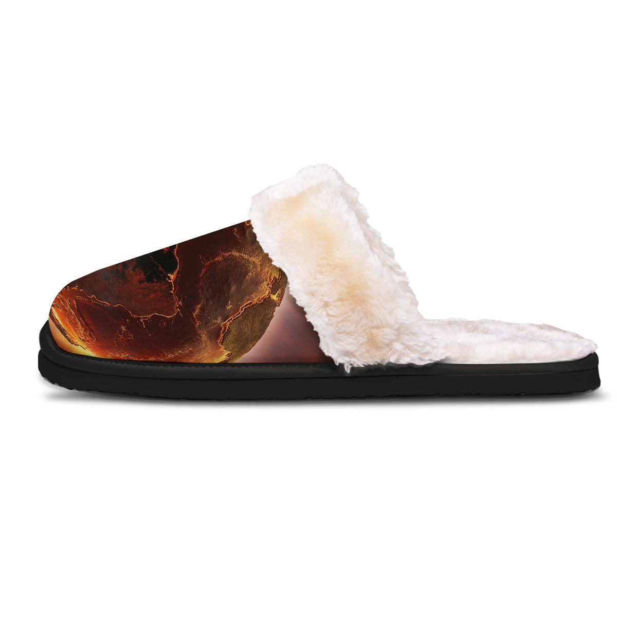Earth Burning Print Slippers-grizzshop