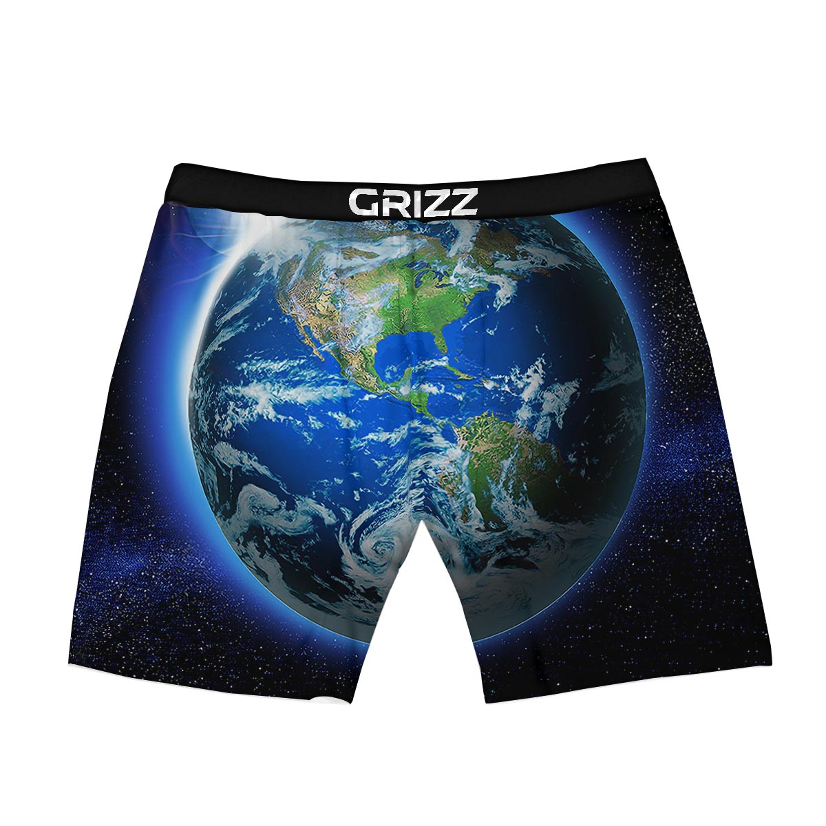 Earth Sunrise Print Boxer Briefs-grizzshop