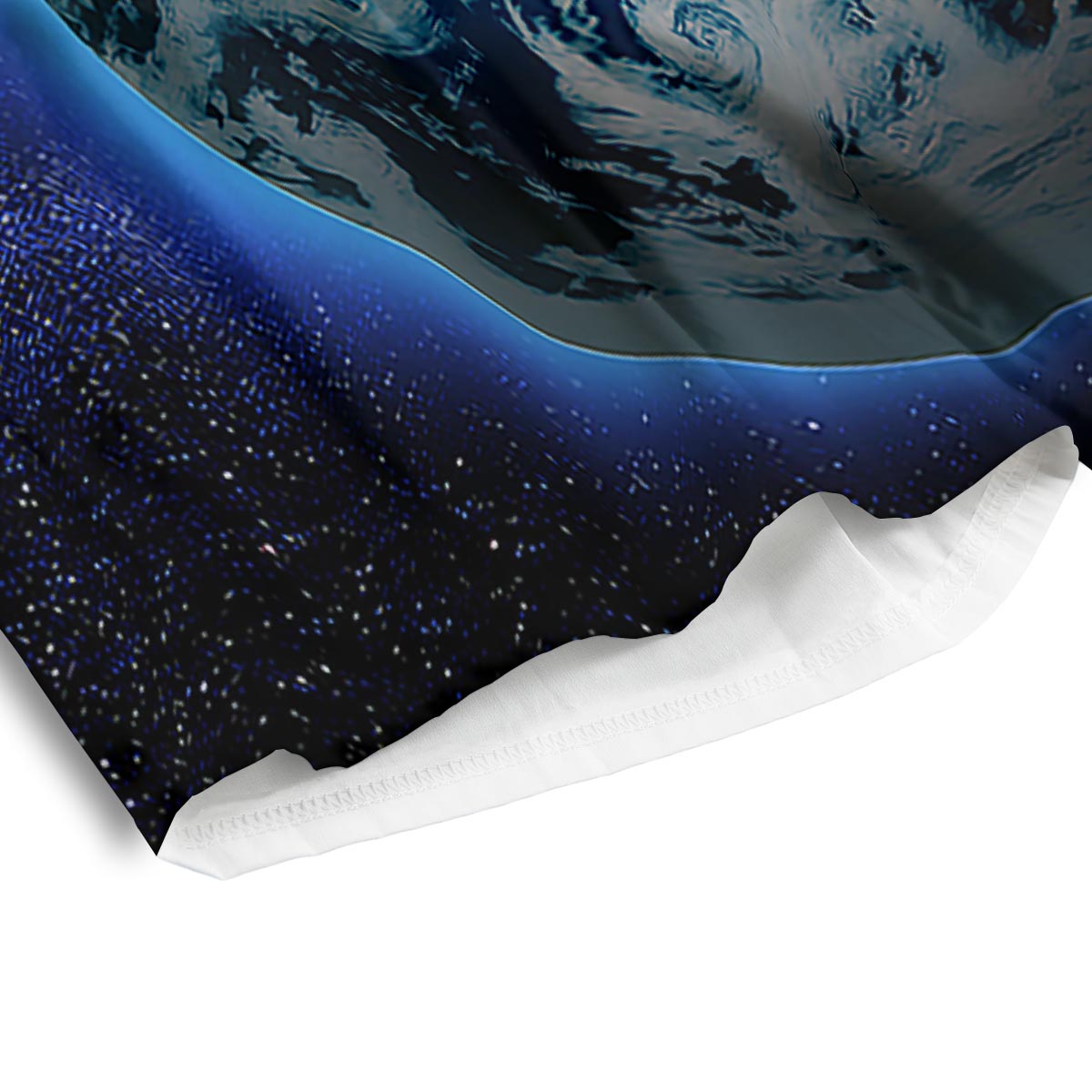 Earth Sunrise Print Men's Athletic Shorts