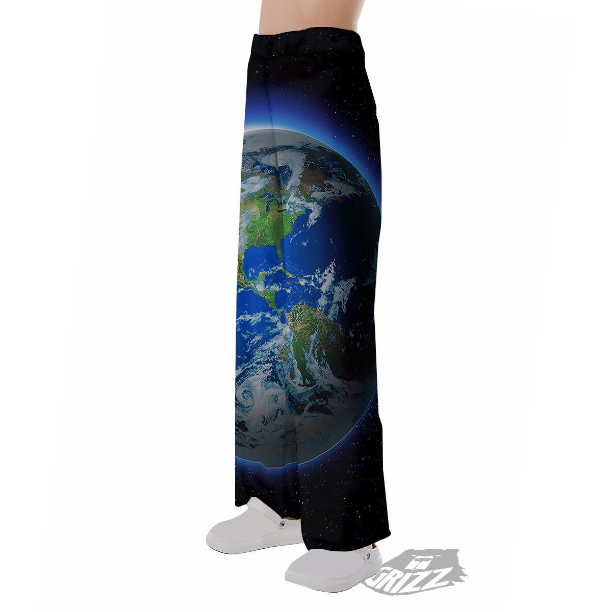 Earth Sunrise Print Pajama Pants-grizzshop