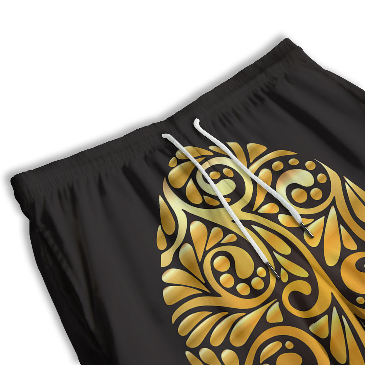 Emoji Monkey Print Pattern Men's Athletic Shorts