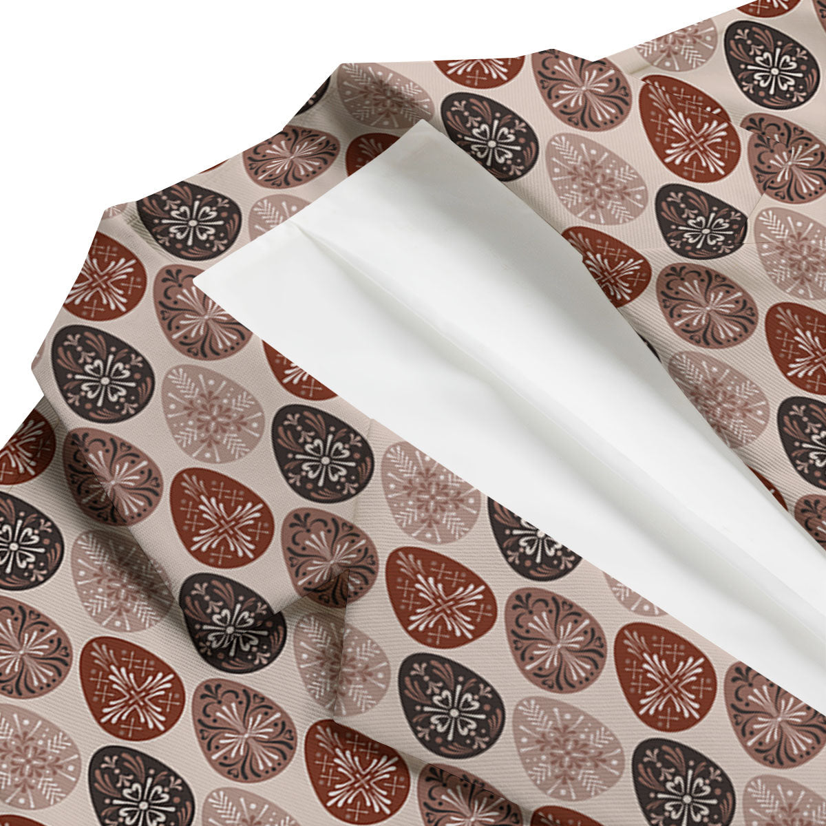 Easter Eggs Bohemian Print Pattern Men's Blazer-grizzshop