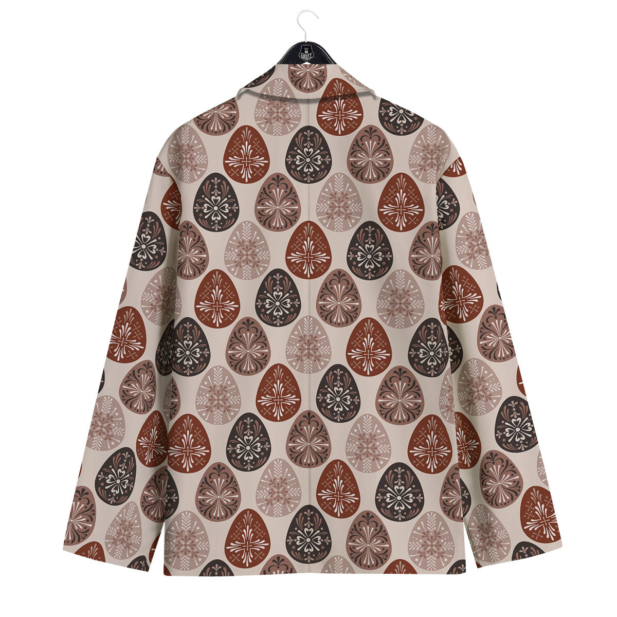 Easter Eggs Bohemian Print Pattern Men's Sport Coat-grizzshop