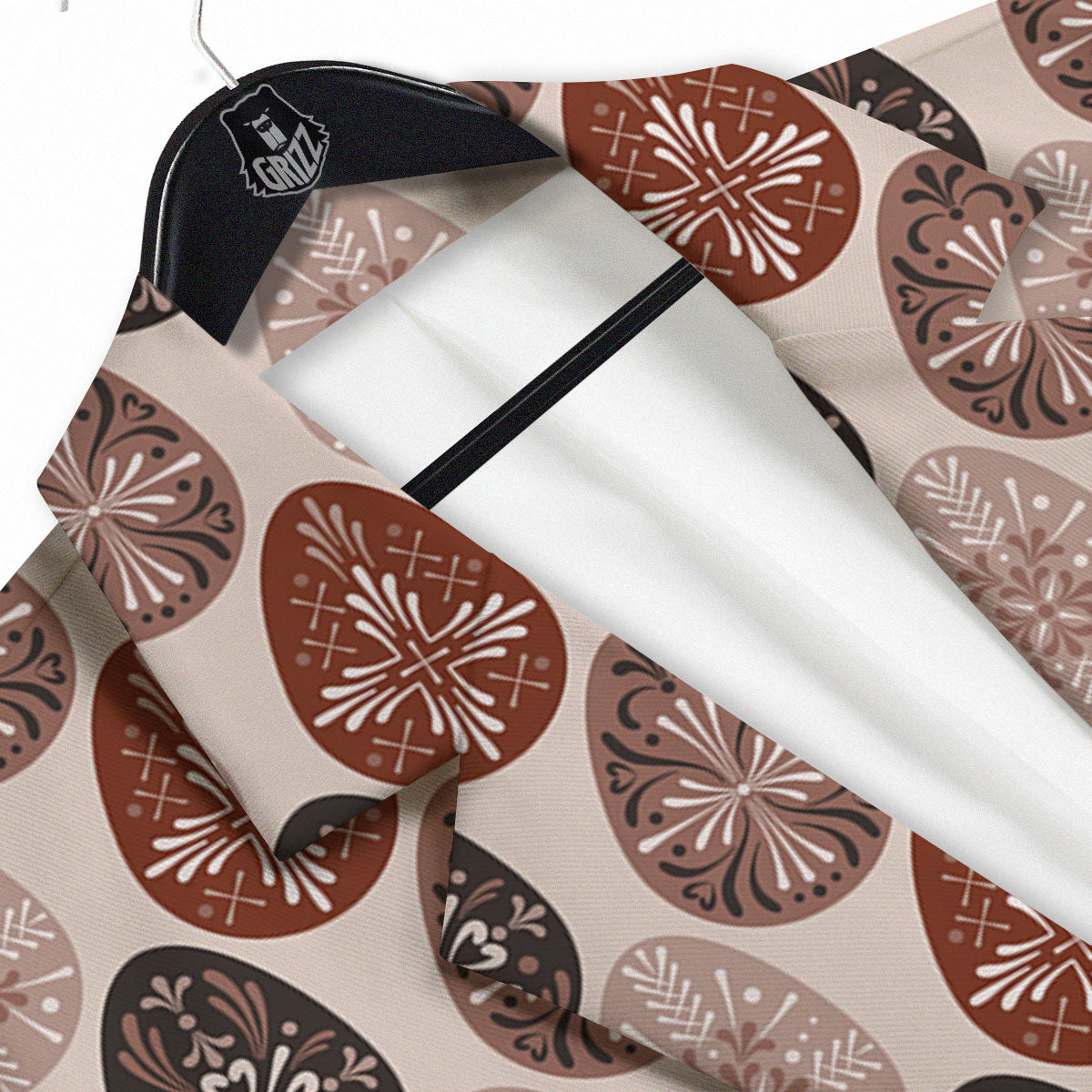 Easter Eggs Bohemian Print Pattern Men's Sport Coat-grizzshop