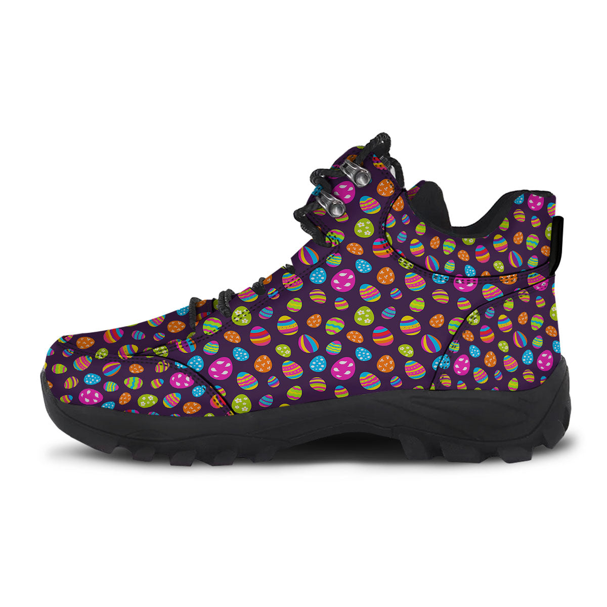 Easter Eggs Colorful Cute Print Pattern Hiking Shoes-grizzshop