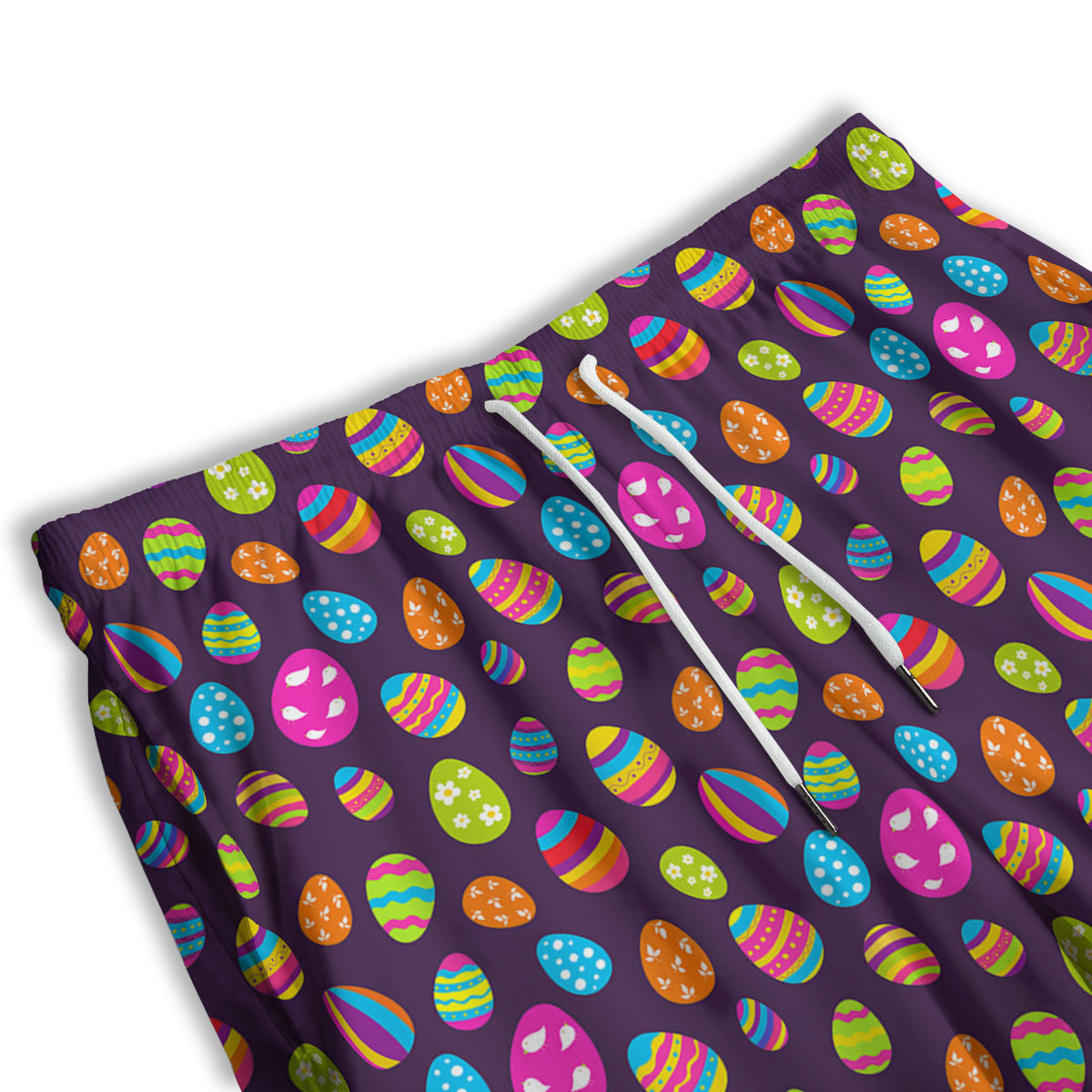 Easter Eggs Colorful Cute Print Pattern Men's Athletic Shorts-grizzshop