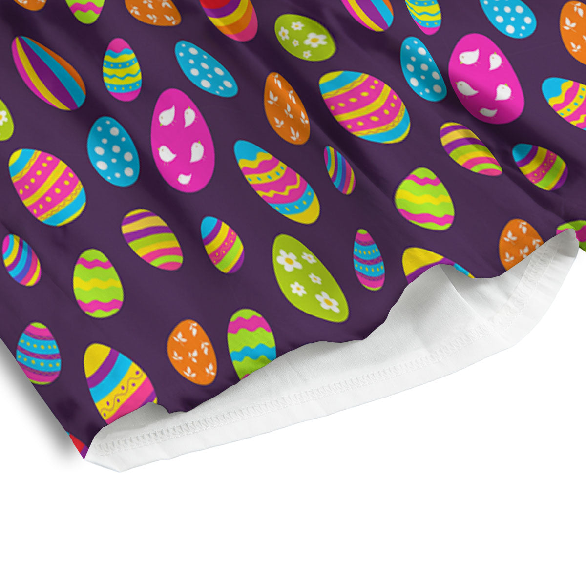 Easter Eggs Colorful Cute Print Pattern Men's Athletic Shorts-grizzshop