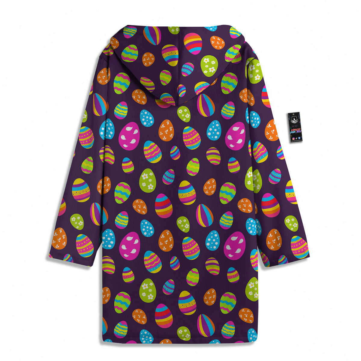 Easter Eggs Colorful Cute Print Pattern Men's Windbreaker Jacket-grizzshop