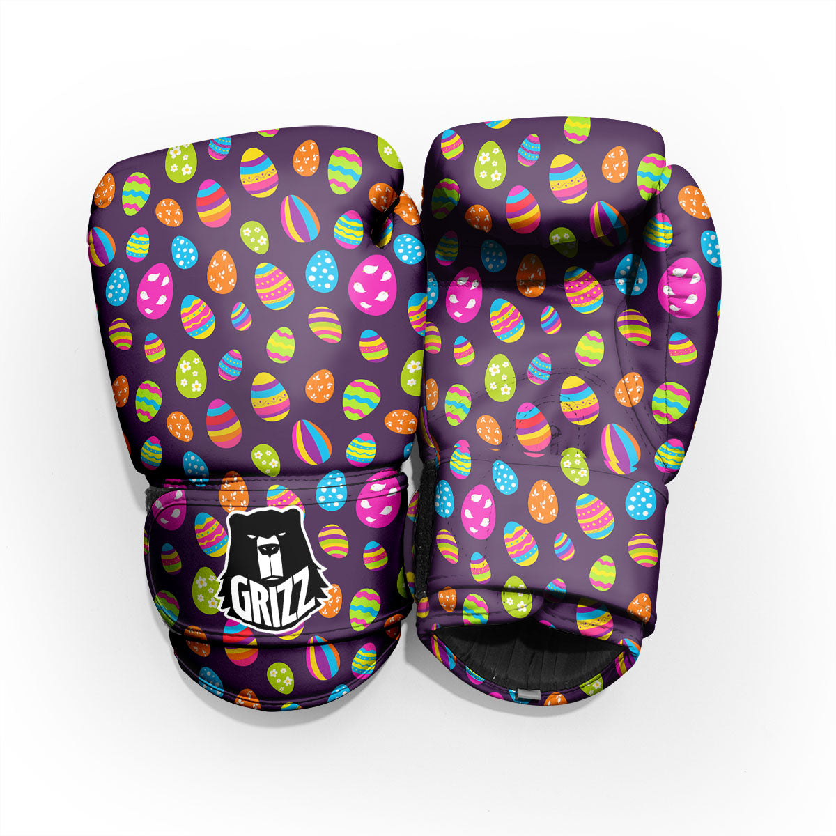 Easter Eggs Colorful Cute Print Pattern Pro Boxing Glove
