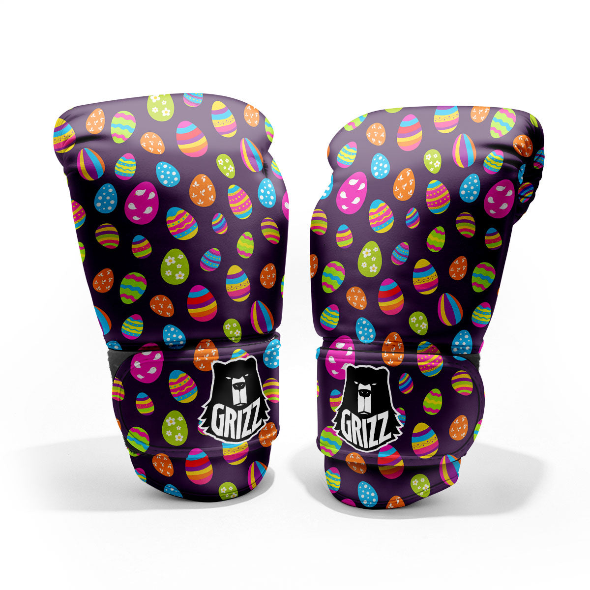 Easter Eggs Colorful Cute Print Pattern Pro Boxing Glove