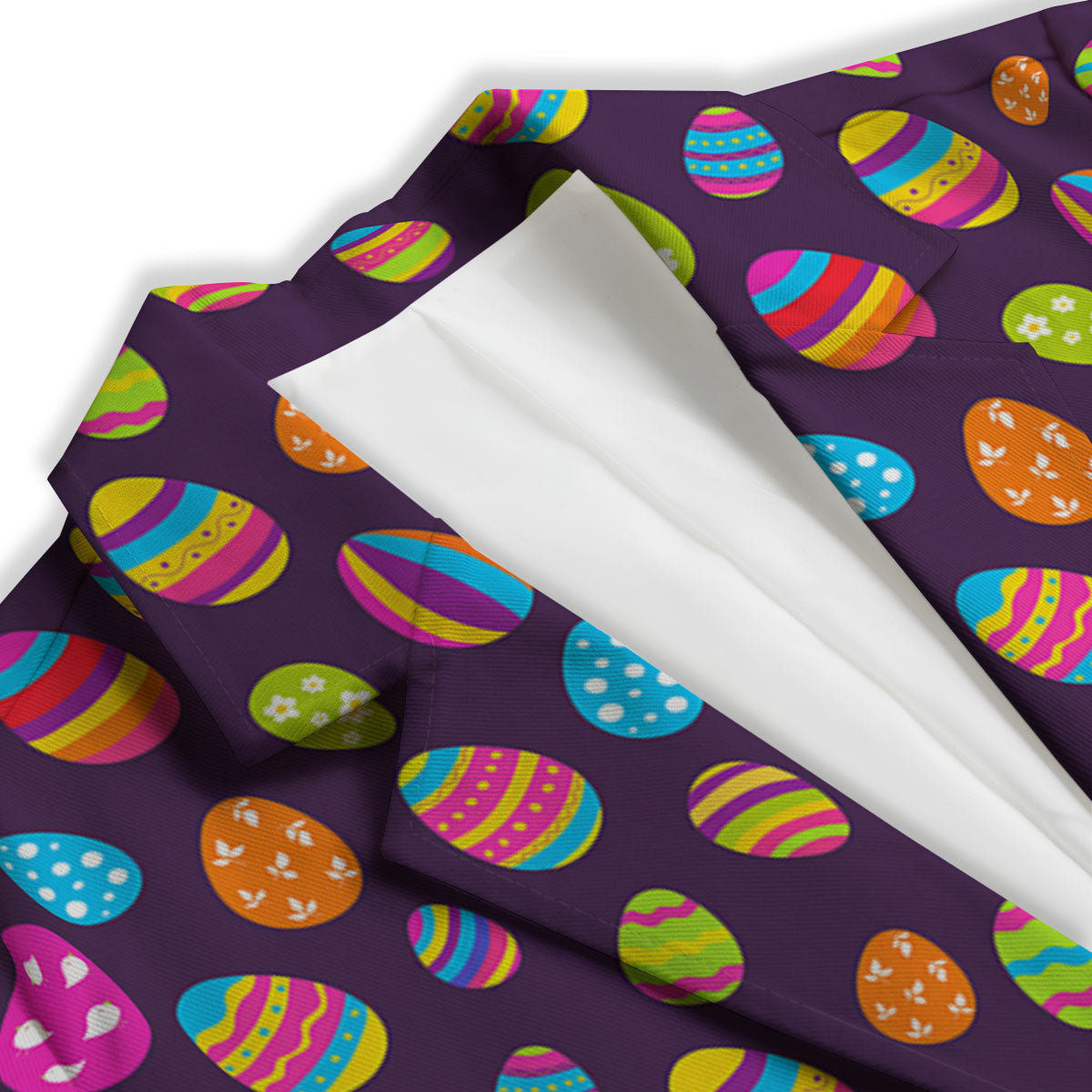 Easter Eggs Colorful Cute Print Pattern Women's Blazer-grizzshop
