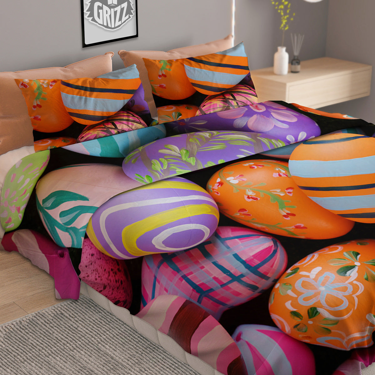 Fishing Knots Rope Print Pattern Duvet Cover Bedding Set