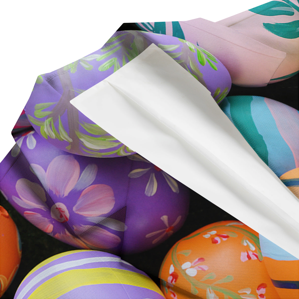 Easter Eggs Colorful Print Men's Blazer-grizzshop