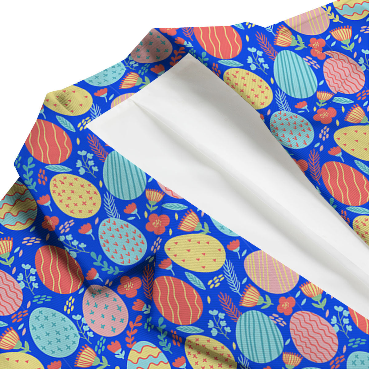 Easter Eggs Colorful Print Pattern Men's Blazer-grizzshop