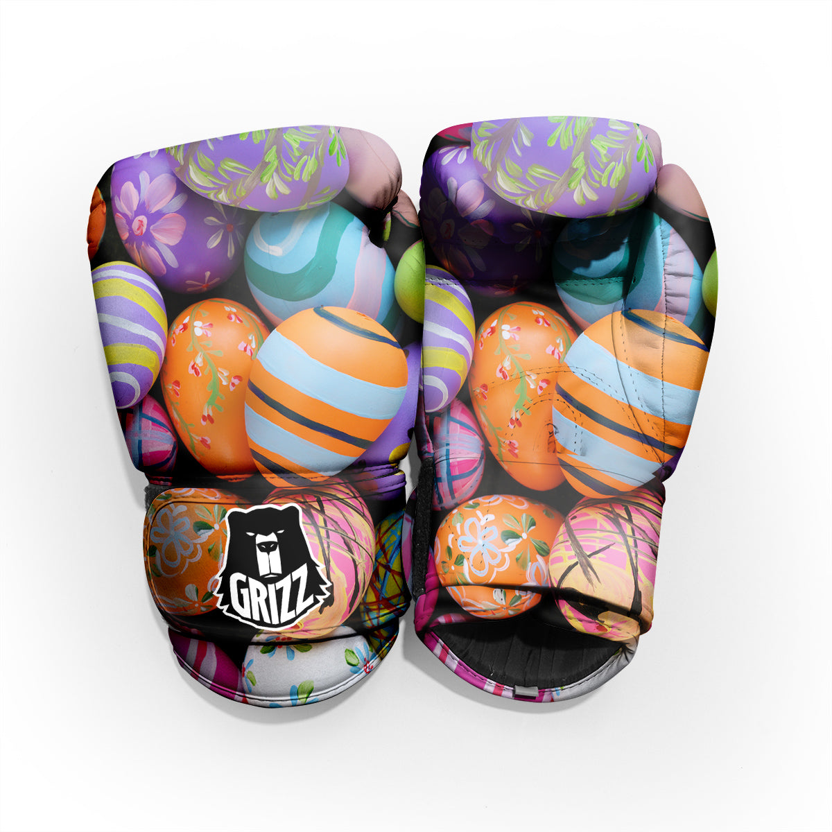 Easter Eggs Colorful Print Pro Boxing Glove