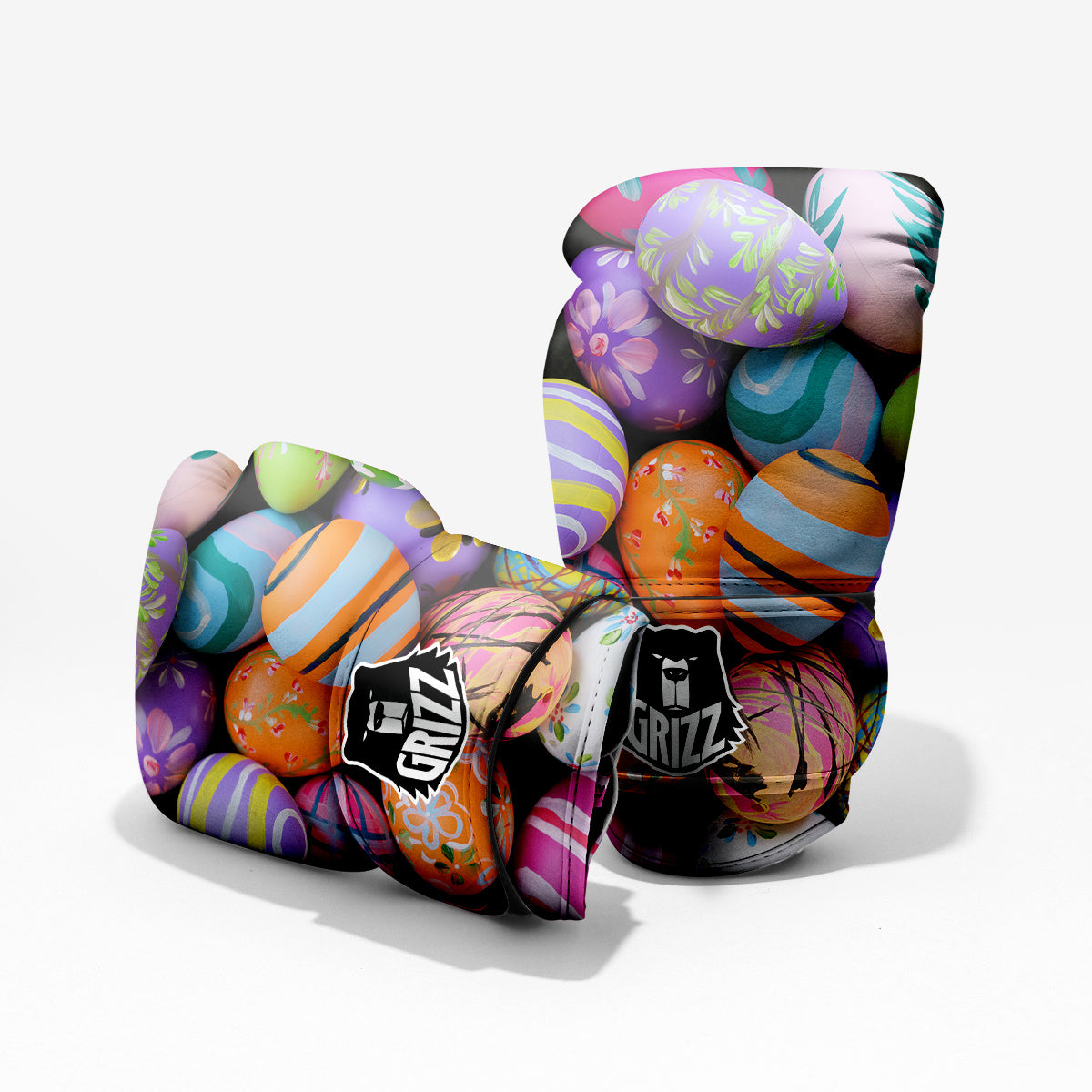 Easter Eggs Colorful Print Pro Boxing Glove