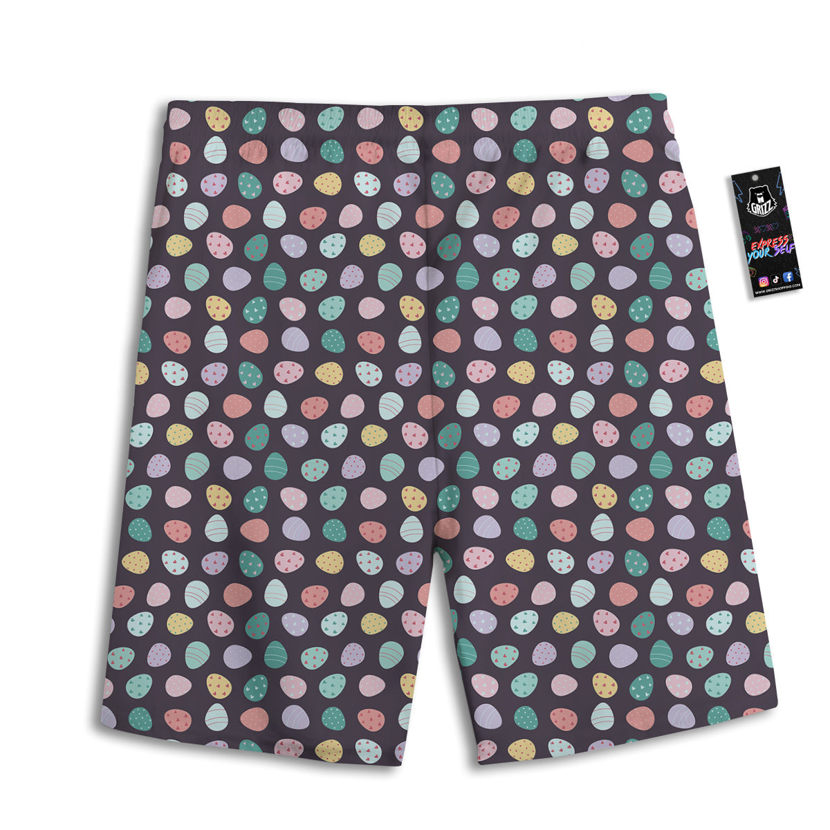 Emoji Pineapple Print Pattern Men's Athletic Shorts