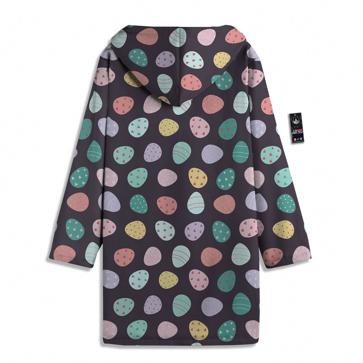 Easter Eggs Cute Print Pattern Men's Windbreaker Jacket-grizzshop