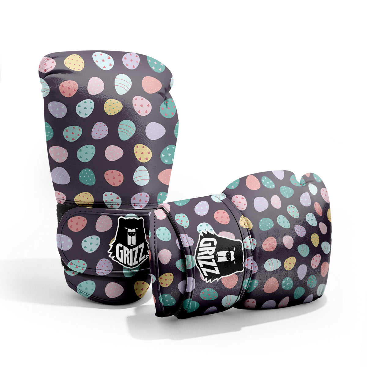 Easter Eggs Cute Print Pattern Sparring Gloves-grizzshop