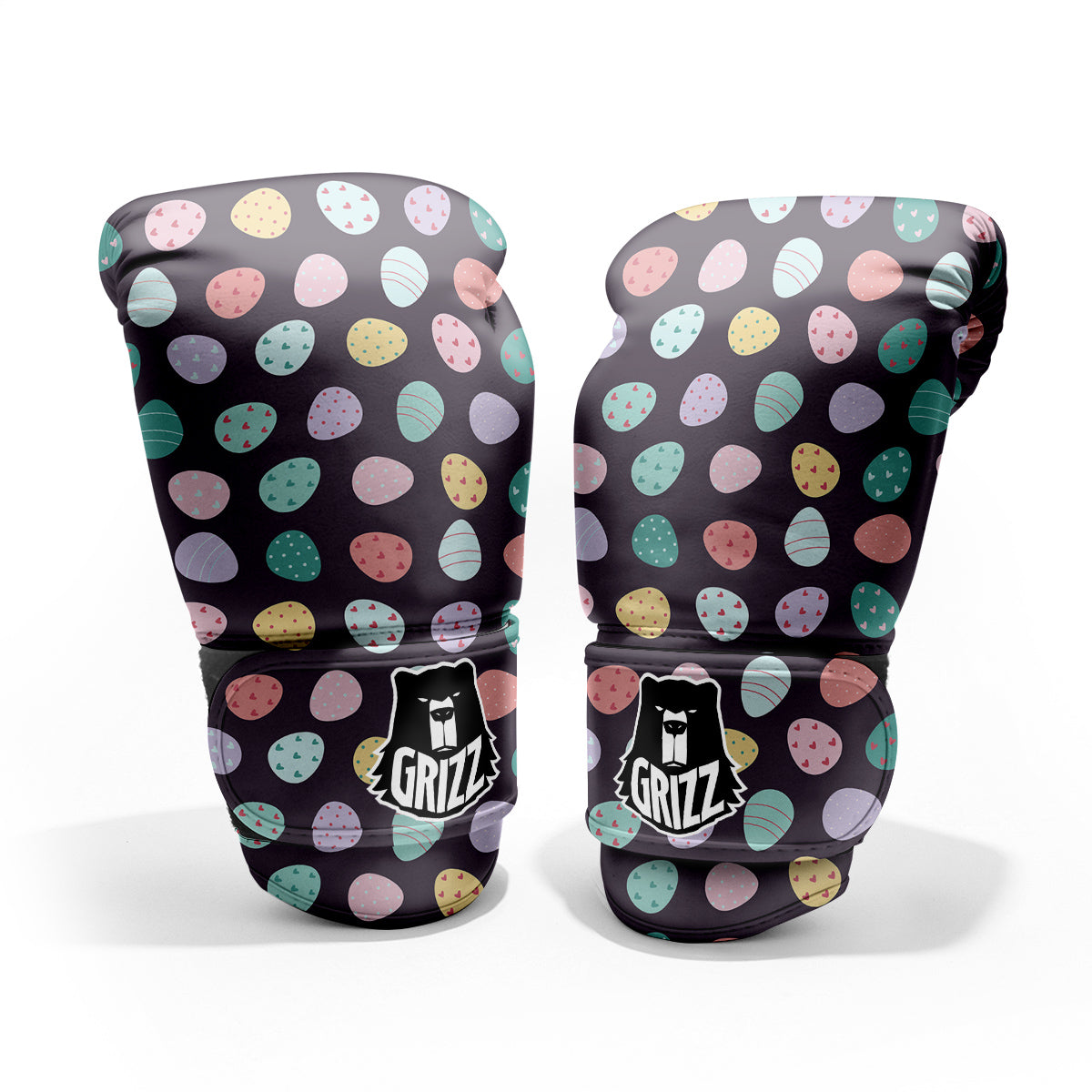 Easter Eggs Cute Print Pattern Sparring Gloves-grizzshop
