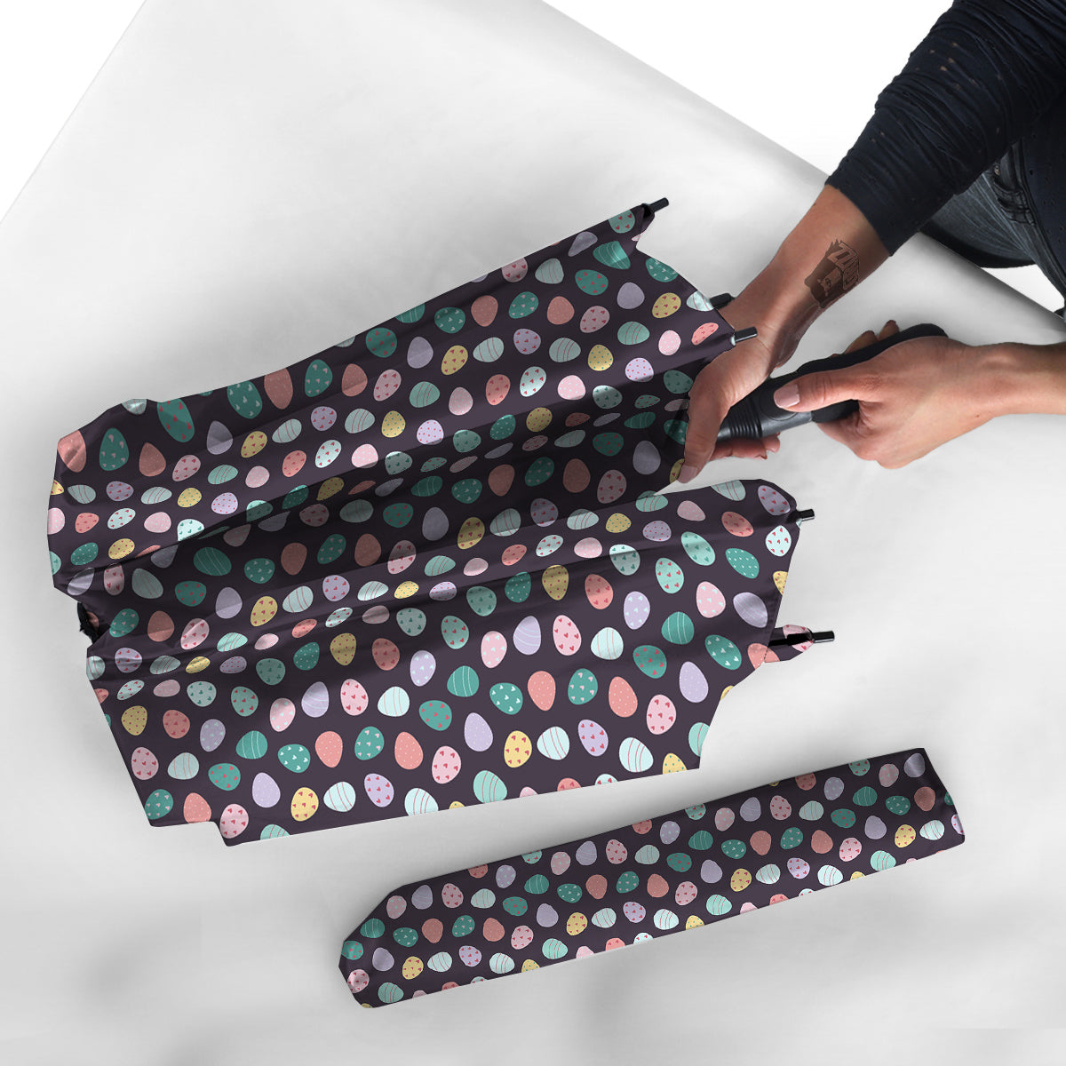 Easter Eggs Cute Print Pattern Umbrella-grizzshop