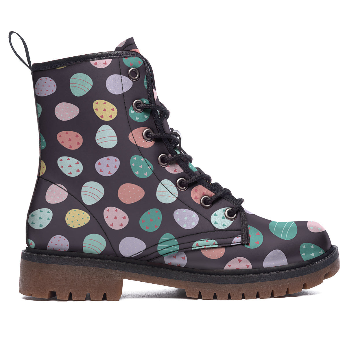 Easter Eggs Cute Print Pattern Work Boots-grizzshop