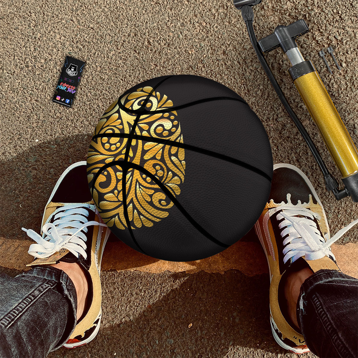 Emoji Monkey Print Pattern Basketball