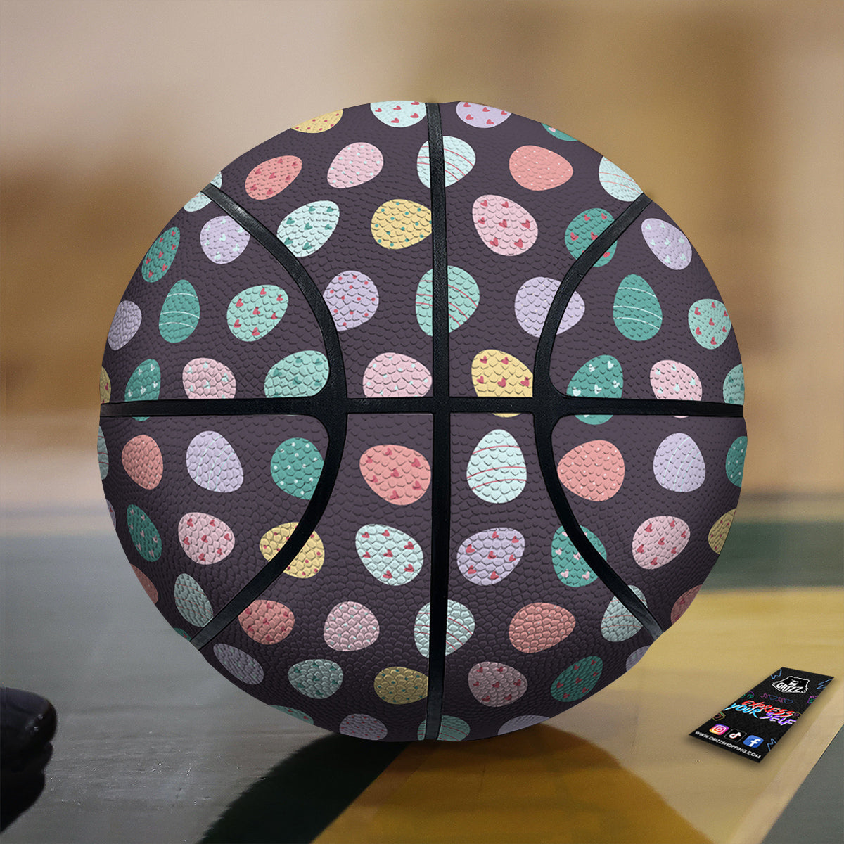 Emoji Pineapple Print Pattern Basketball